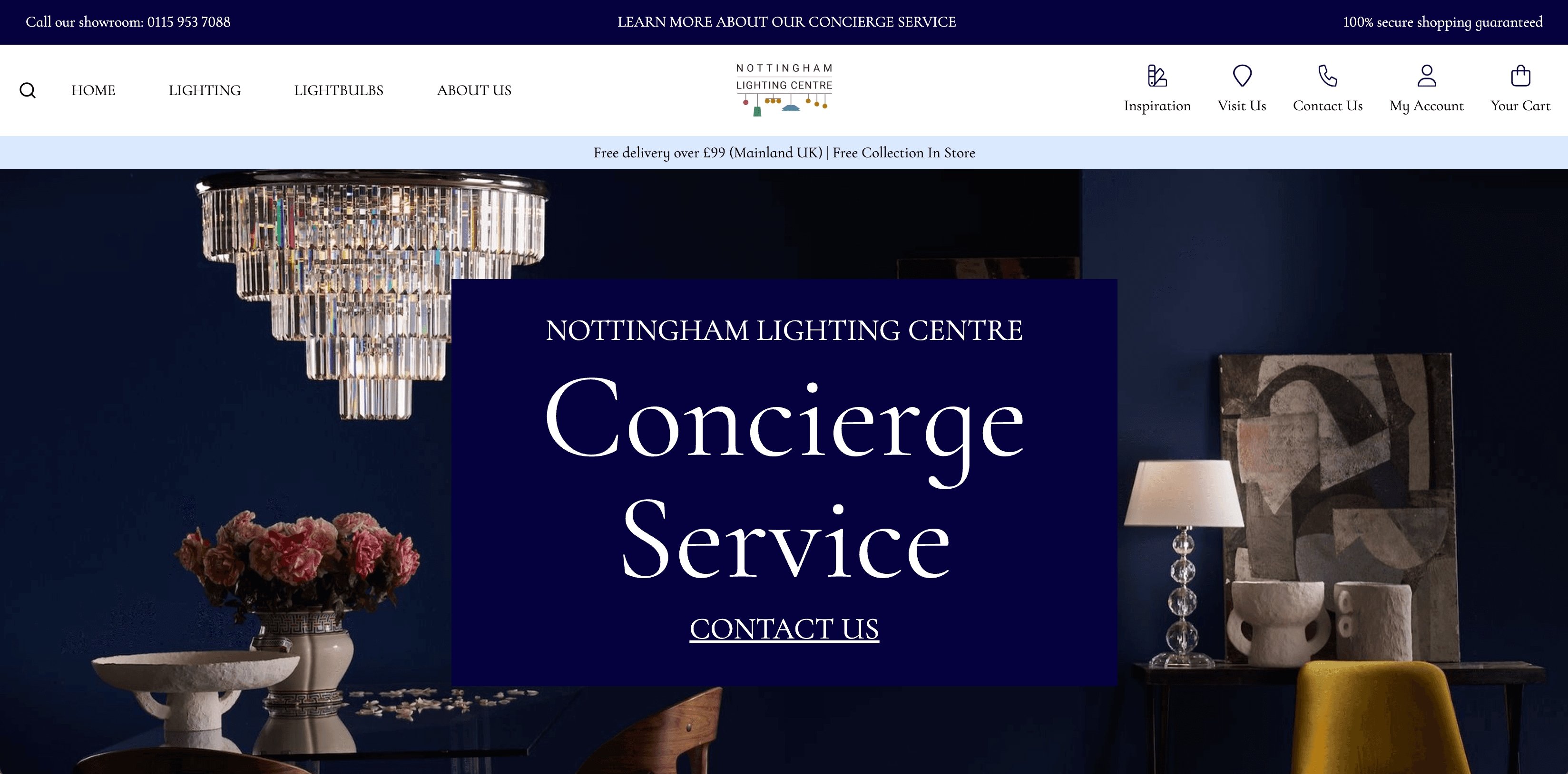 Building a scalable online presence for Nottingham Lighting Centre