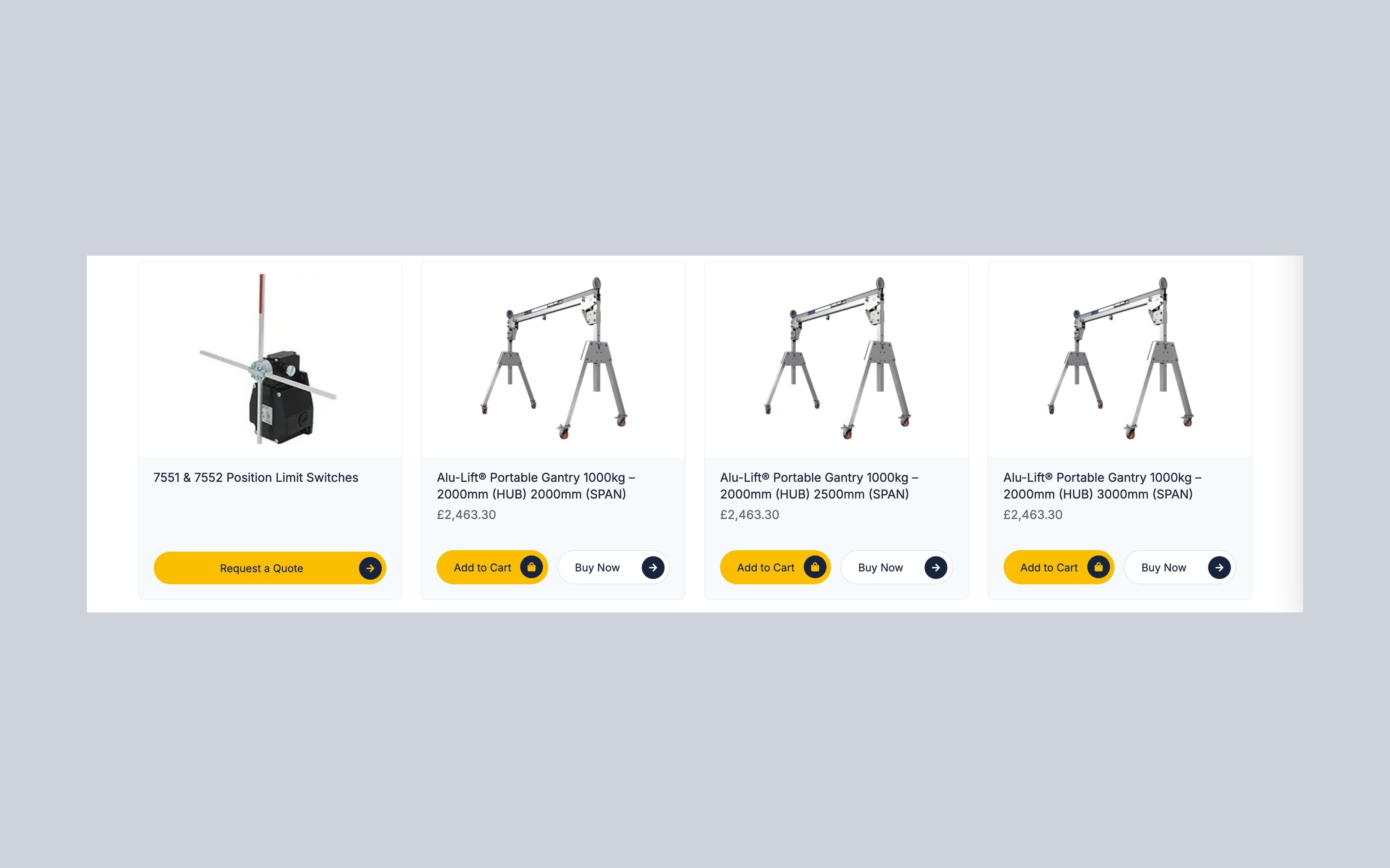 Shop cards