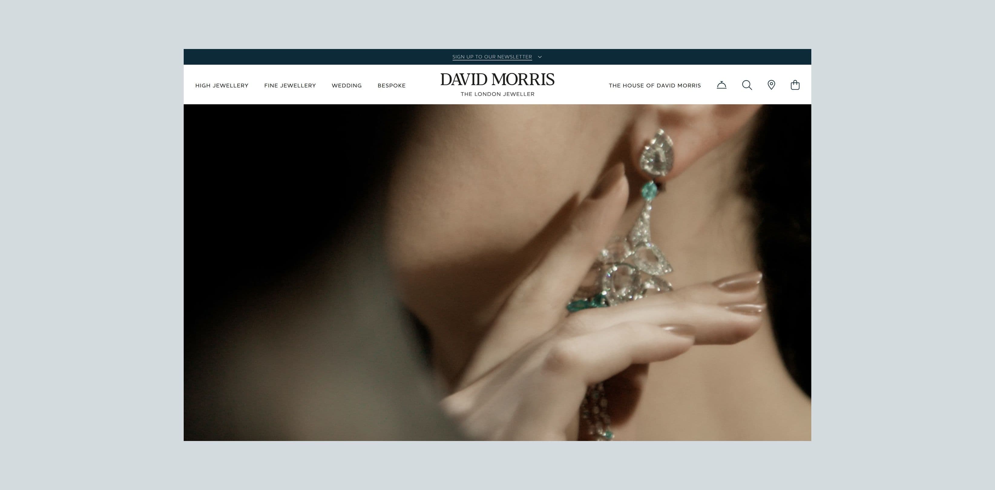 Redesigning luxury: Ecommerce web design for London Jeweller, David Morris